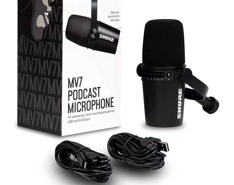 Shure MV7 USB Podcast Microphone