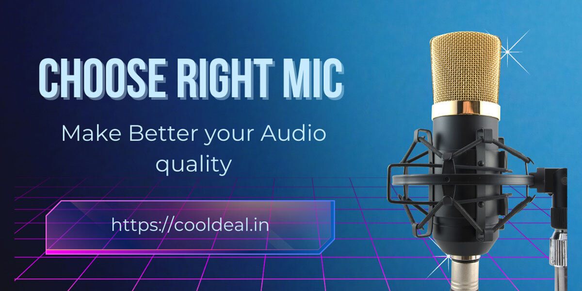 Which is right mic for audio recording 